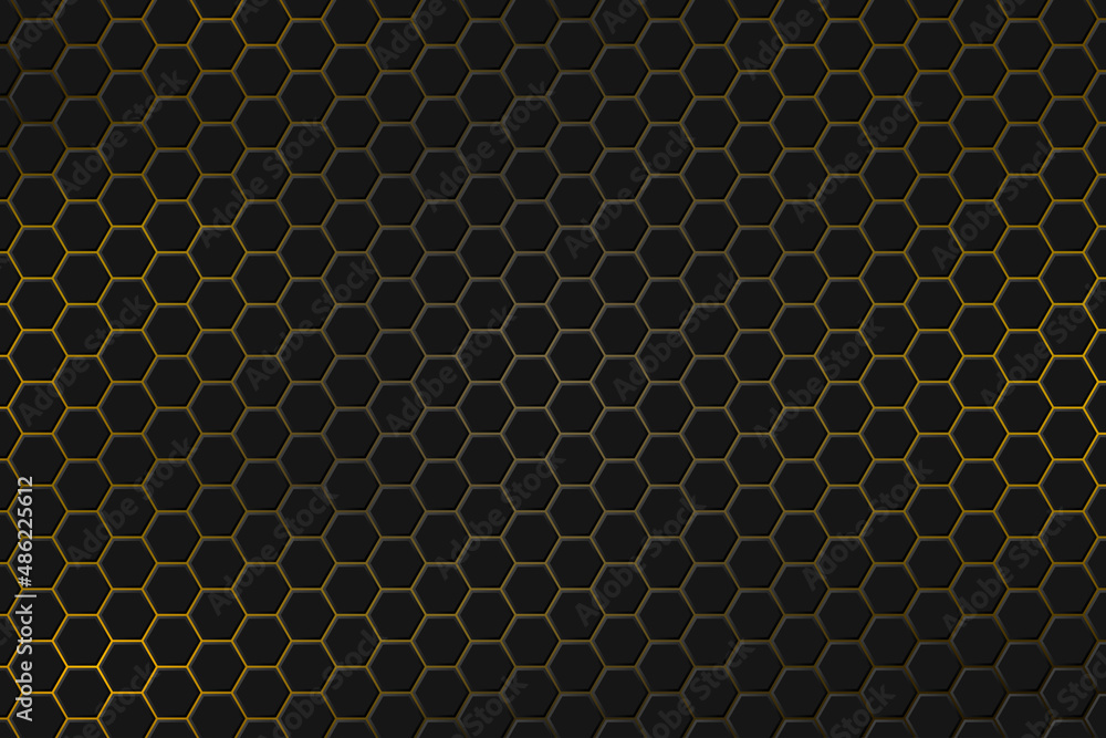 Vector black polygon with gold light abstract background. Vector black polygon with gold light abstract background.