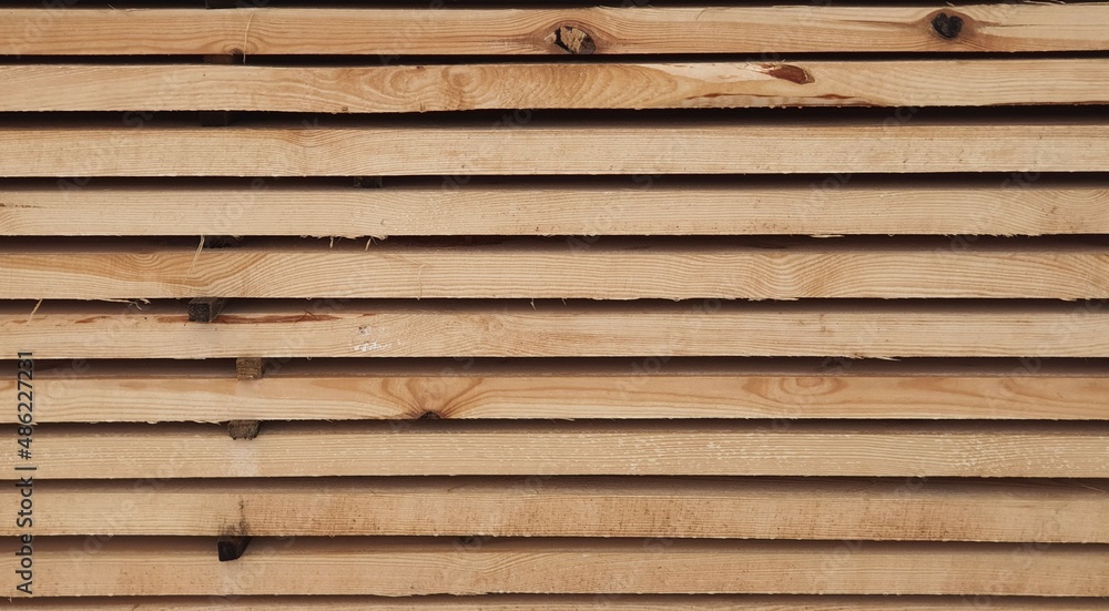 Wooden bars in rows and columns. Wooden bars in rows and columns.