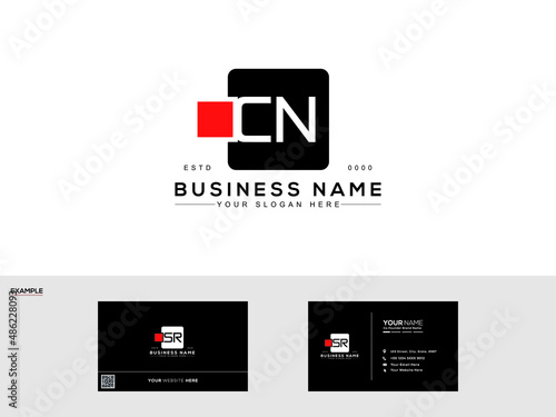 New Monogram CN Logo, Initial Cn abstract logo letter design
