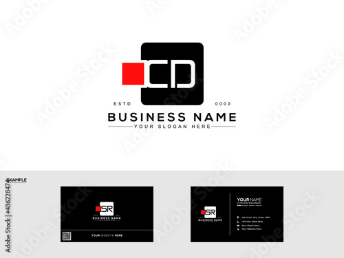 New Monogram CD Logo, Initial Cd abstract logo letter design