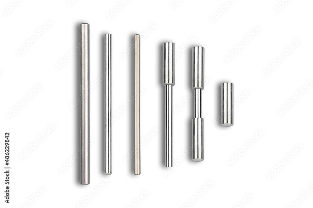 metal chrome tubes on a white background metal chrome tubes on a white background