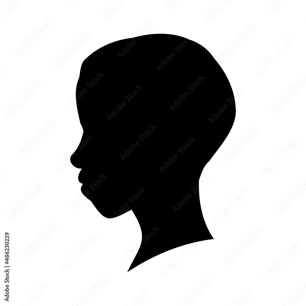 a child silhouette vector child profile vector a child silhouette vector child profile vector