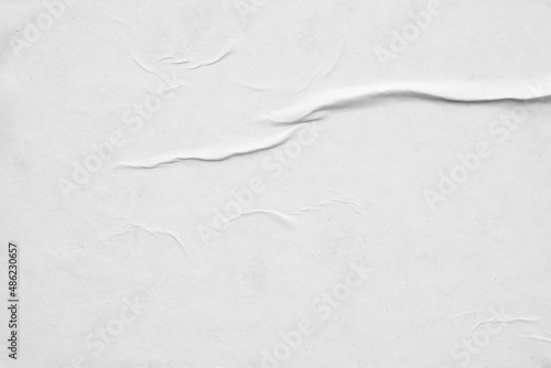 Wallpaper Mural Blank white crumpled and creased paper poster texture background Torontodigital.ca