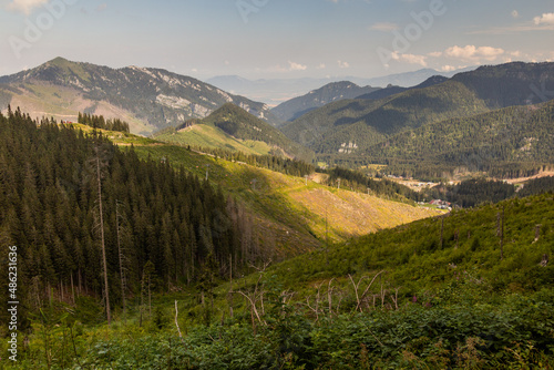 Landscape of Nizke Tatry mountains, Slovakia