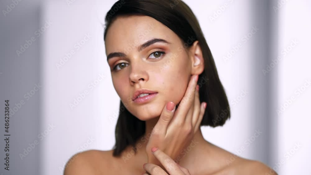 Woman with perfect skin. Youth and Skin Care Concept. Close up Woman with perfect skin. Youth and Skin Care Concept. Close up