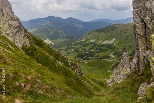 View of Nizke Tatry mountains from Krupova Hola mountain, Slovakia