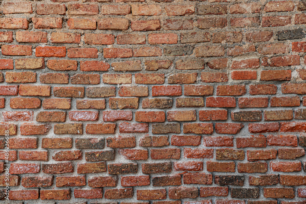 Fototapeta premium Texture of an old brick wall in good resolution