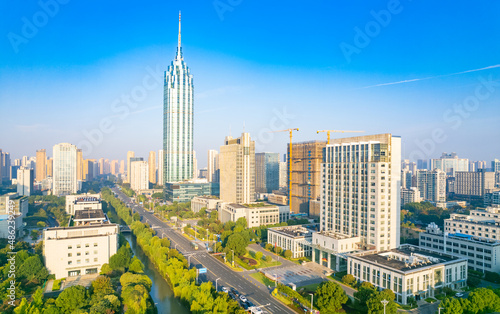 Urban scenery of Changzhou City, Jiangsu Province, China