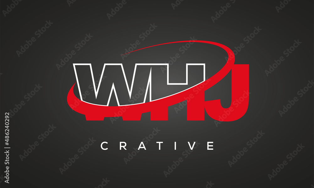 WHJ Letters Creative Professional logo for all kinds of business