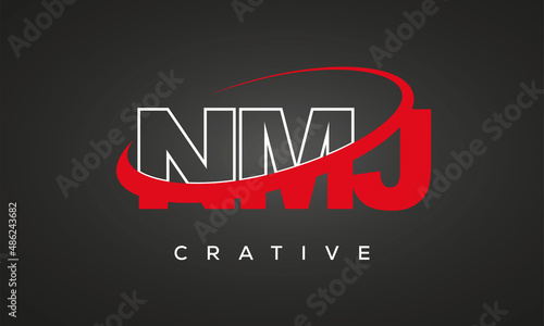 NMJ Letters Creative Professional logo for all kinds of business