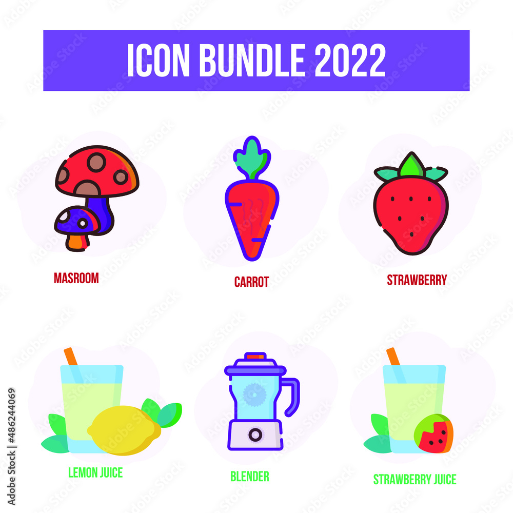 icon set for web and applications