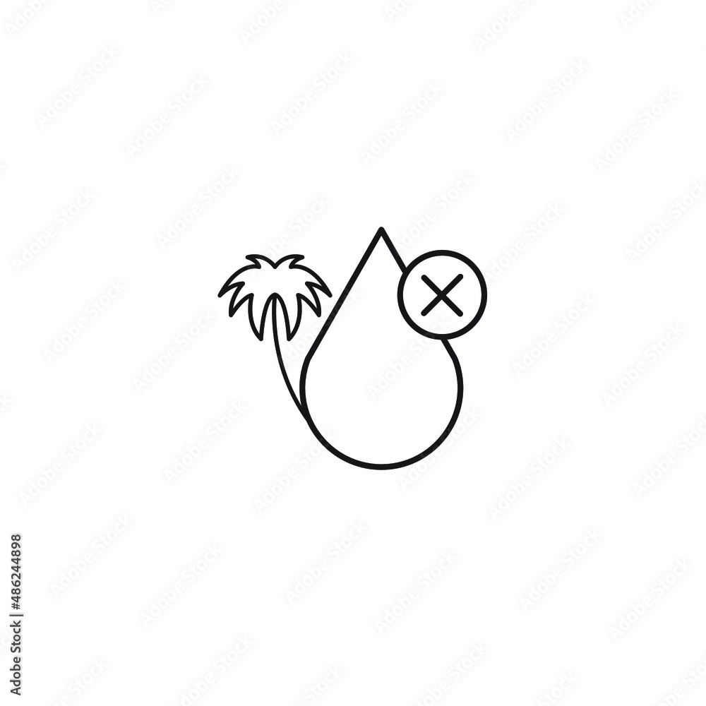 palm oil free icons symbol vector elements for infographic web palm oil free icons symbol vector elements for infographic web