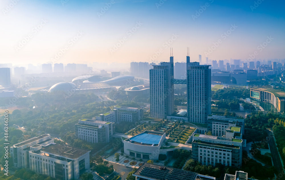 Obraz premium Urban environment of Changzhou, Jiangsu Province, China