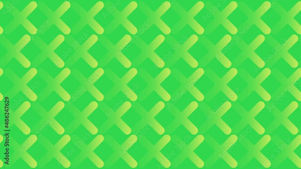 Green gradient background with cross plus geometric pattern animation Green gradient background with cross plus geometric pattern animation