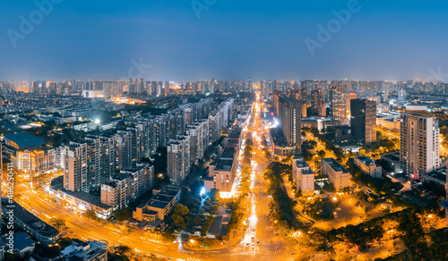 Night view of Changzhou City, Jiangsu Province, China