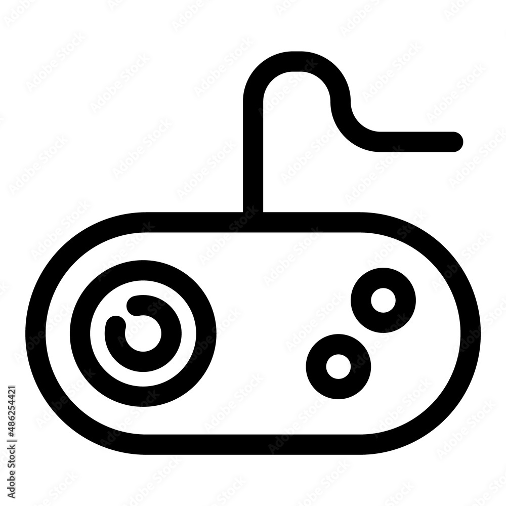 Gamepad Flat Icon Isolated On White Background Gamepad Flat Icon Isolated On White Background
