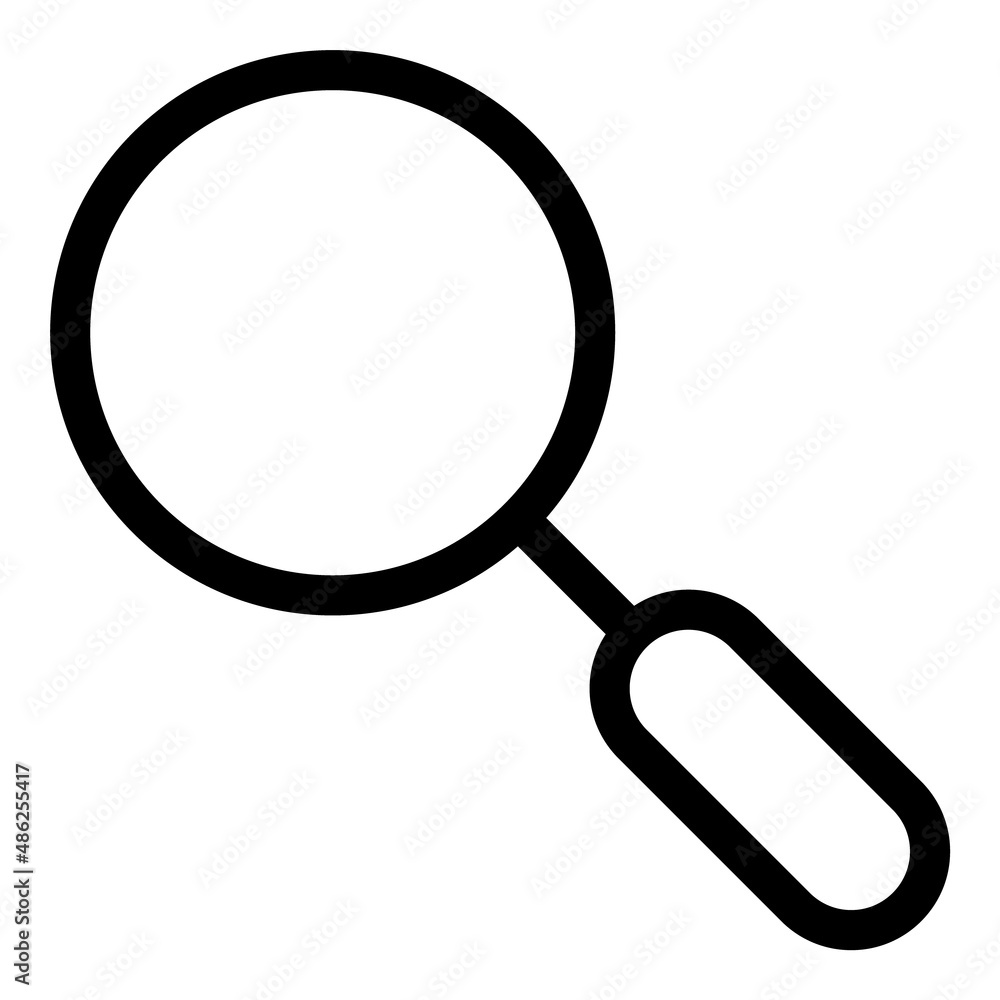 Magnifier Search Flat Icon Isolated On White Background Magnifier Search Flat Icon Isolated On White Background