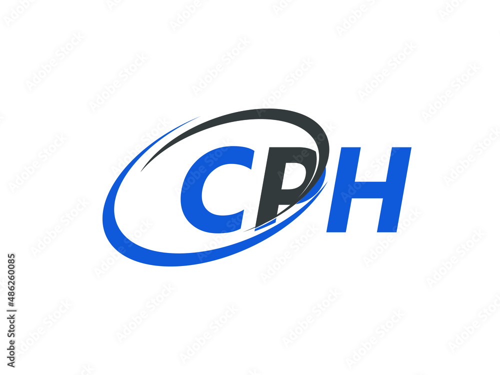 CPH letter creative modern elegant swoosh logo design CPH letter creative modern elegant swoosh logo design