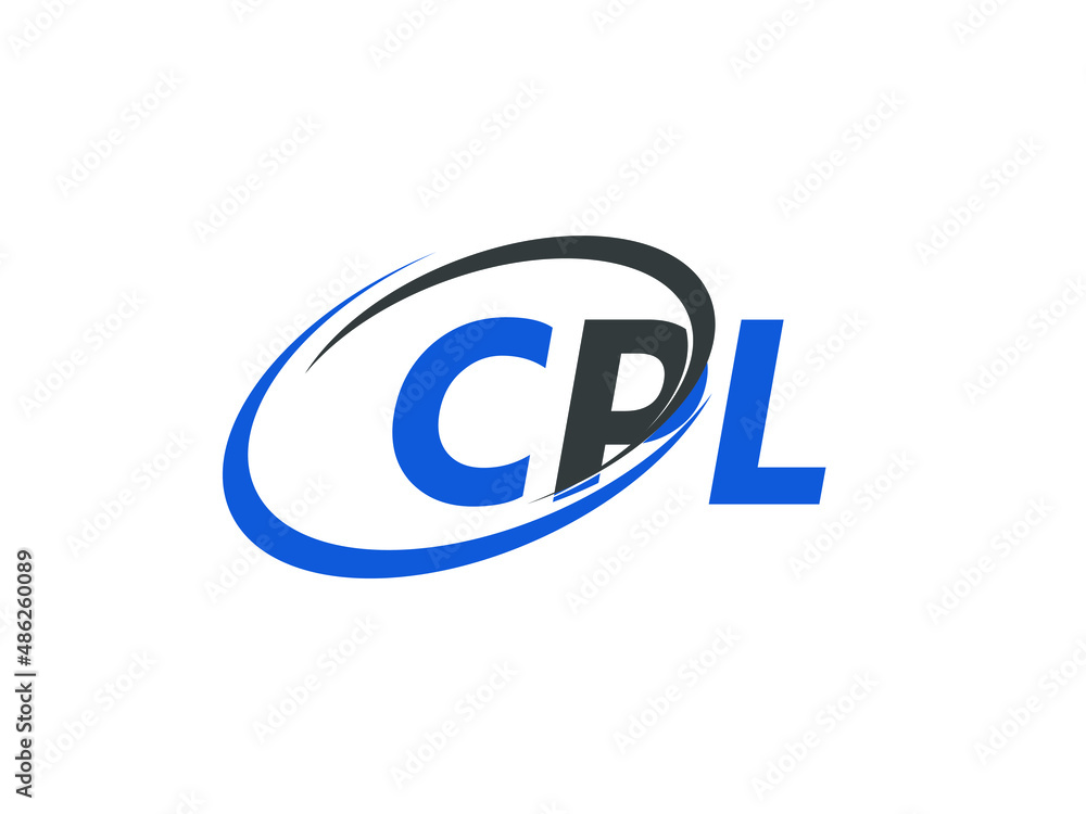 CPL letter creative modern elegant swoosh logo design CPL letter creative modern elegant swoosh logo design