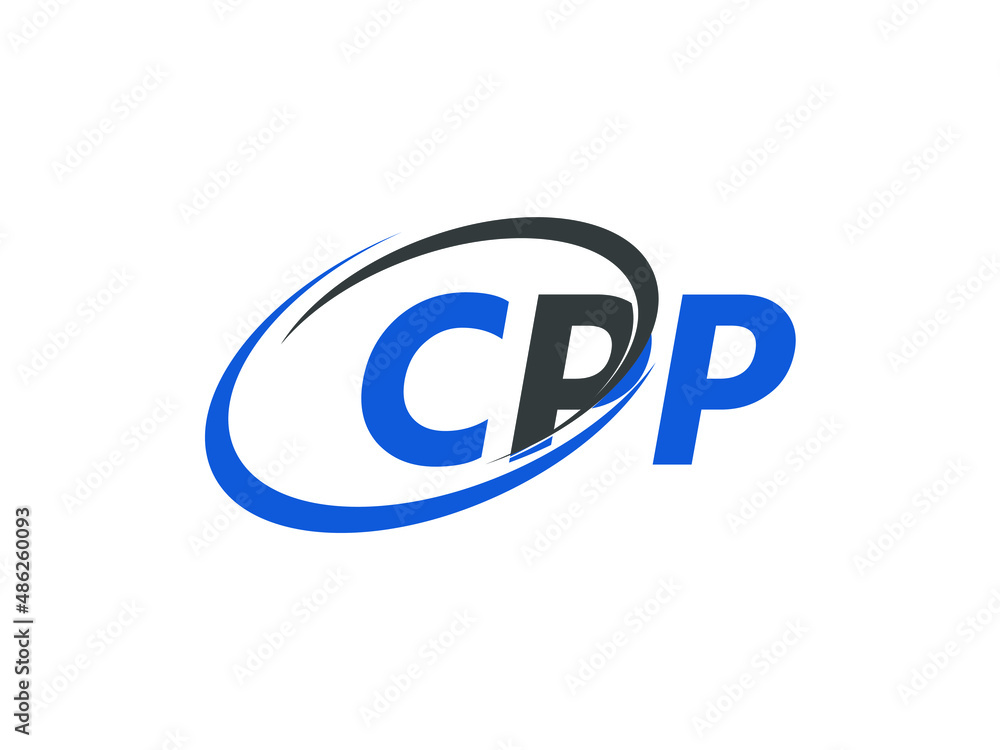 CPP letter creative modern elegant swoosh logo design CPP letter creative modern elegant swoosh logo design