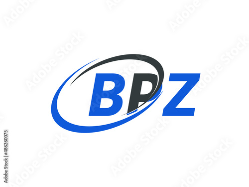 Free Download BPZ letter creative modern elegant swoosh logo design - GFXLoad