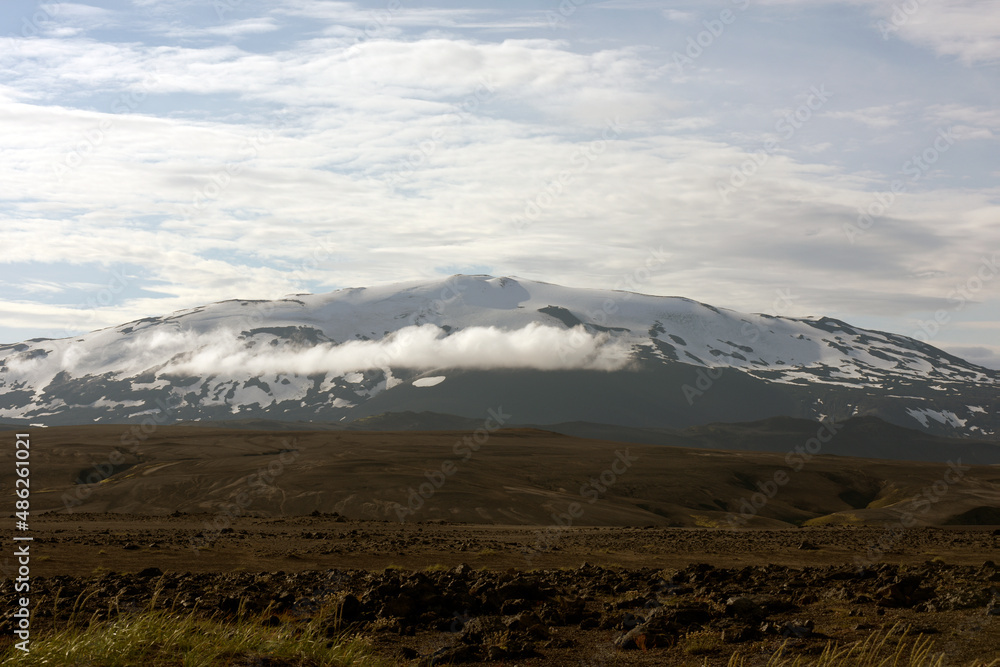 Gipfel des aktiven Vulkans Hekla