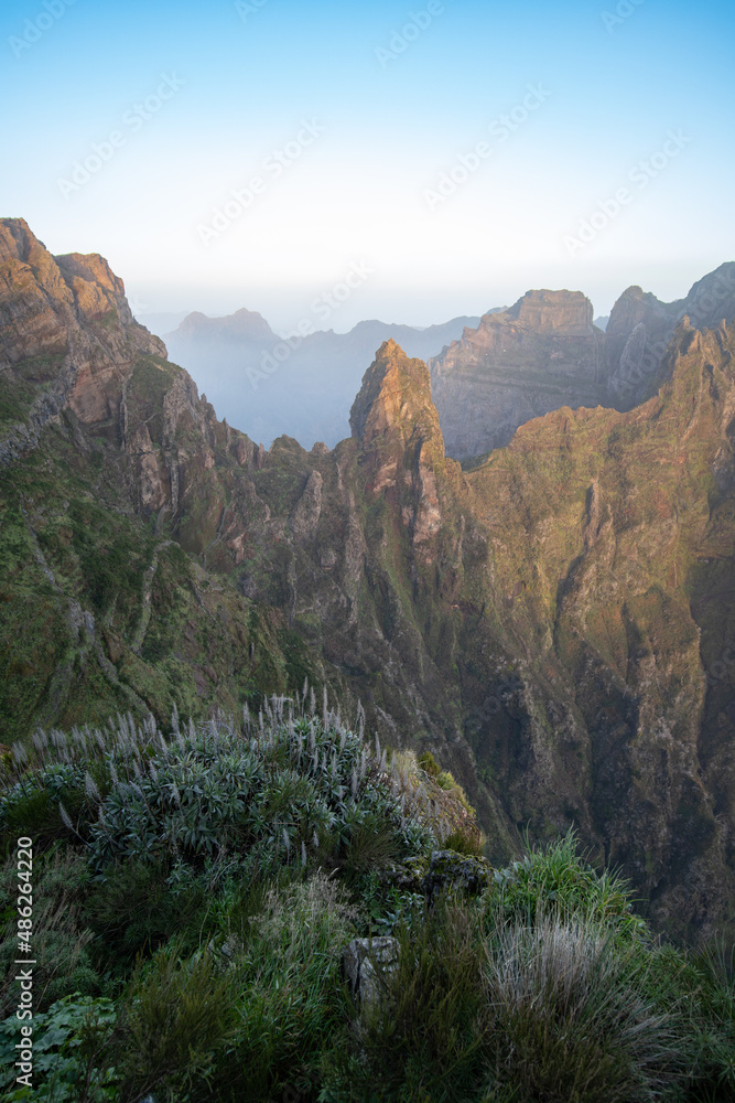 Madeira mountain landscape