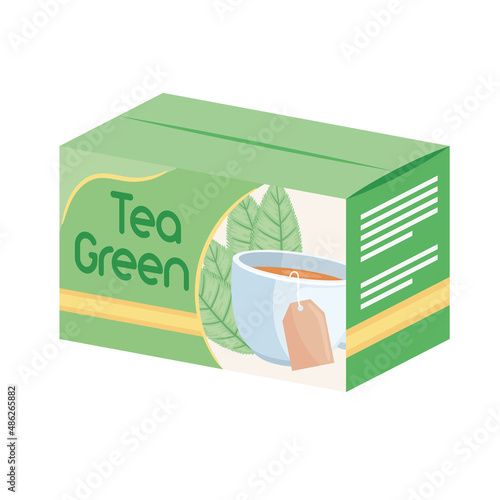 tea green in box