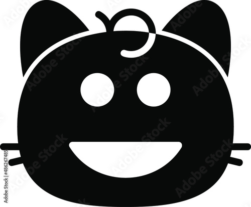 cat grinning I Glyph Icon