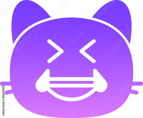 cat lol Glyph Gradient