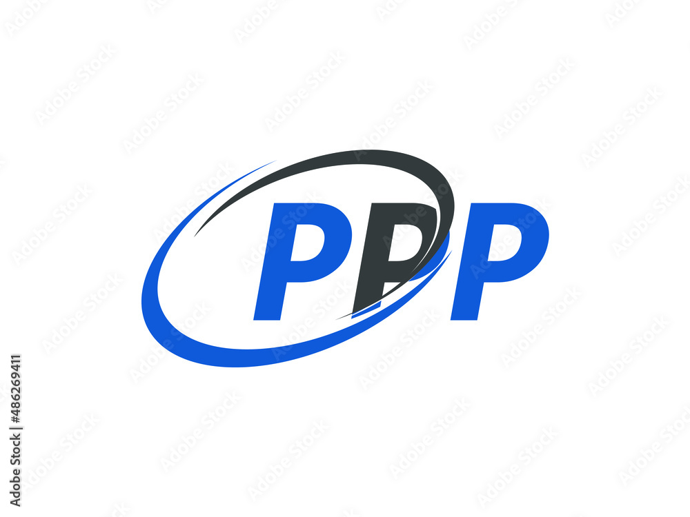PPP letter creative modern elegant swoosh logo design PPP letter creative modern elegant swoosh logo design