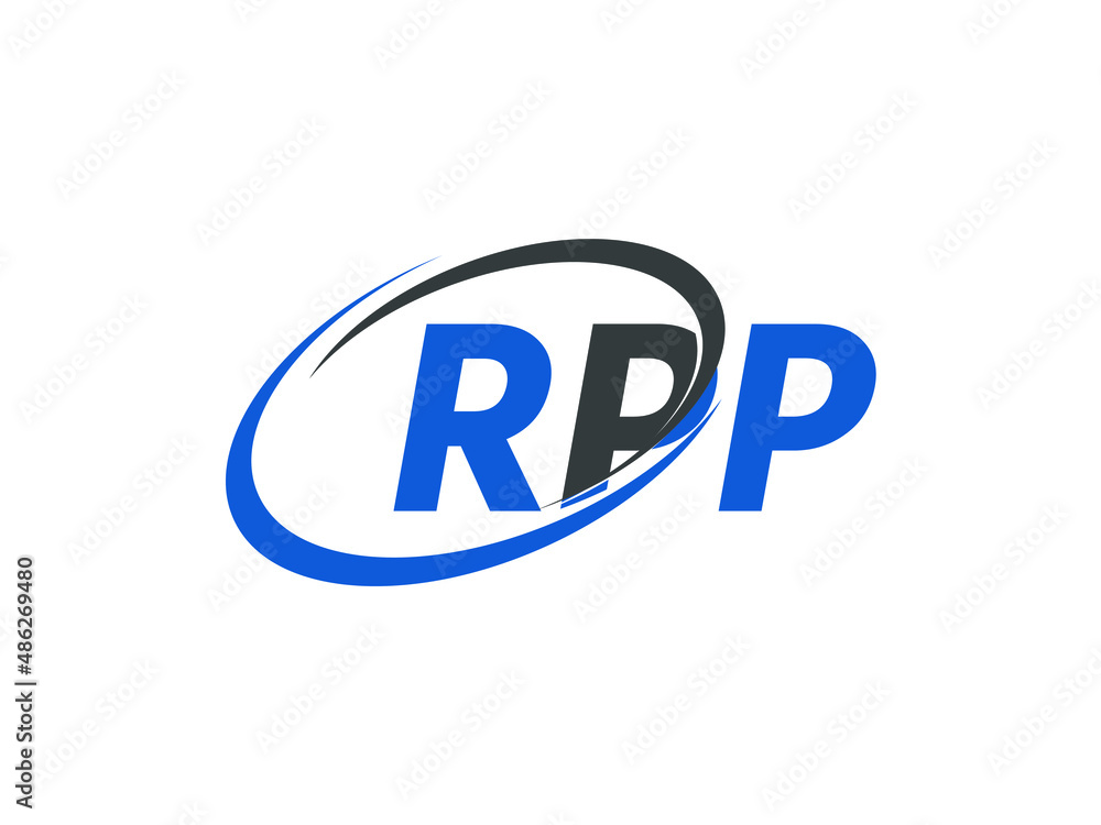 RPP letter creative modern elegant swoosh logo design RPP letter creative modern elegant swoosh logo design