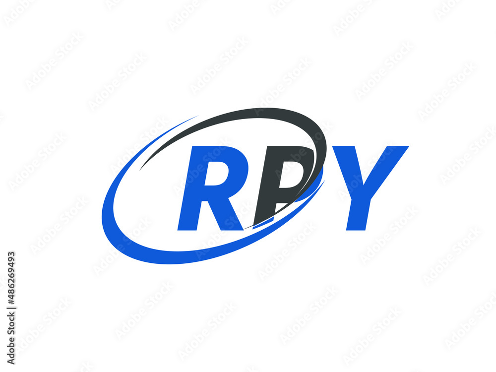 RPY letter creative modern elegant swoosh logo design RPY letter creative modern elegant swoosh logo design