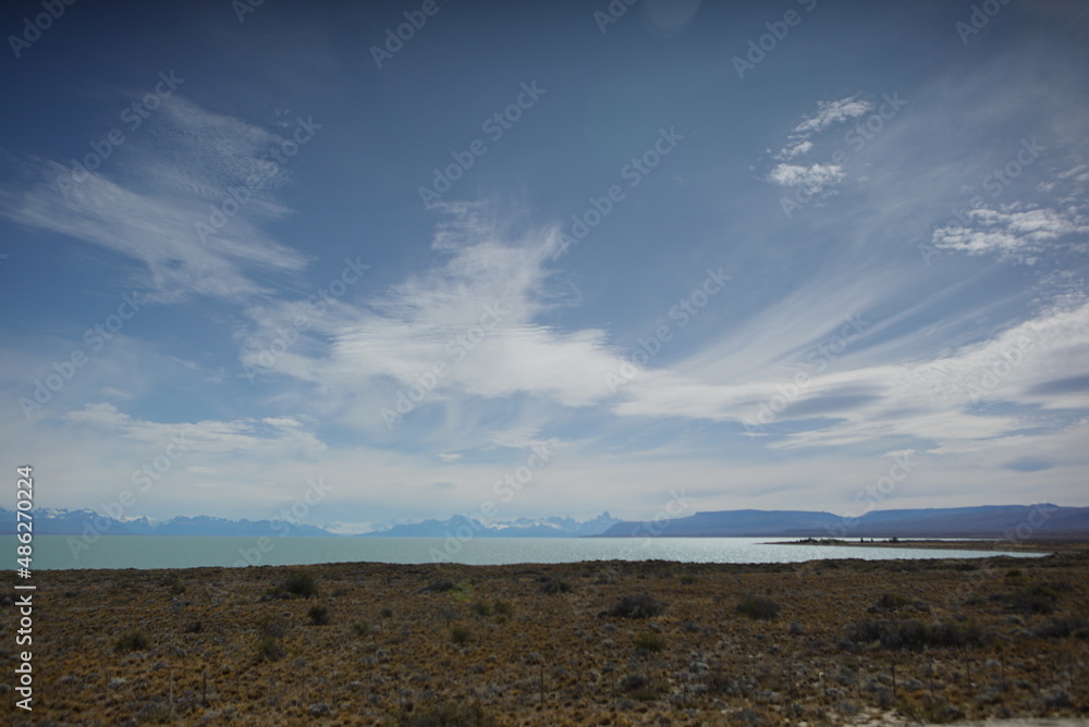 view from the beach, Perito Moreno 