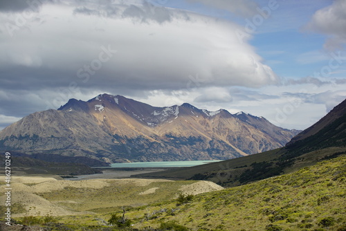 mountains and clouds, Perito Moreno  photo
