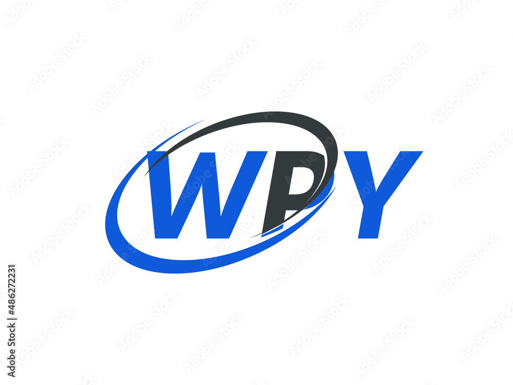 WPY letter creative modern elegant swoosh logo design WPY letter creative modern elegant swoosh logo design