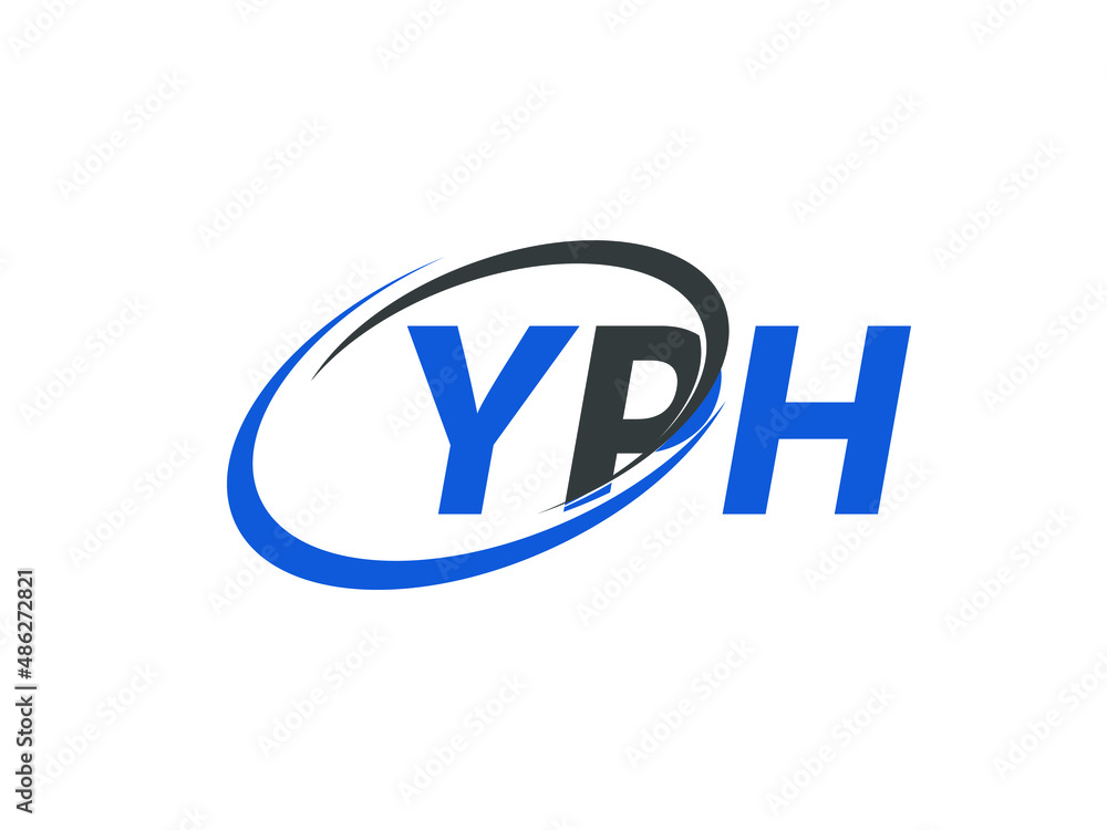 YPH letter creative modern elegant swoosh logo design YPH letter creative modern elegant swoosh logo design