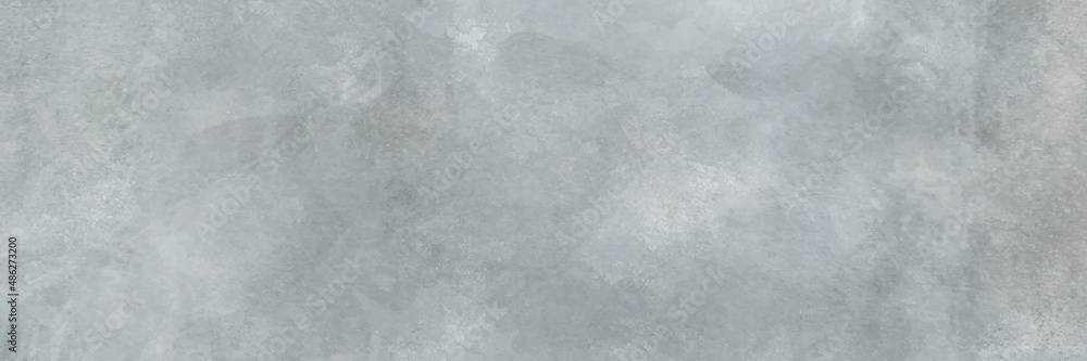 Naklejka premium Panorama view grey textured concrete background.