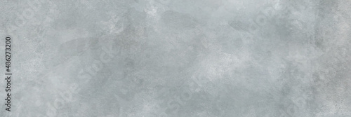Panorama view grey textured concrete background.