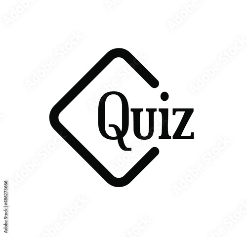quiz time with cool font	