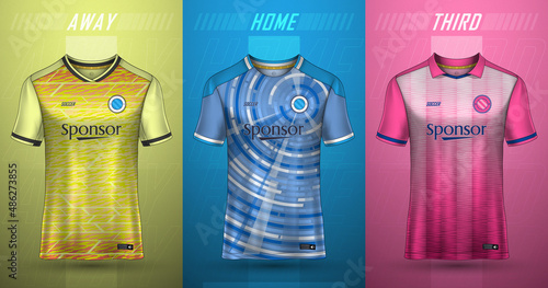 Premium collection of soccer jerseys