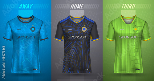 Premium collection of soccer jerseys