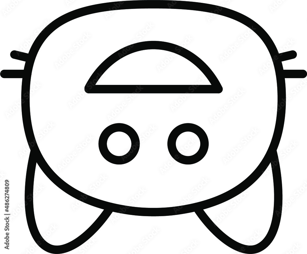 cat upside down Line Icon cat upside down Line Icon