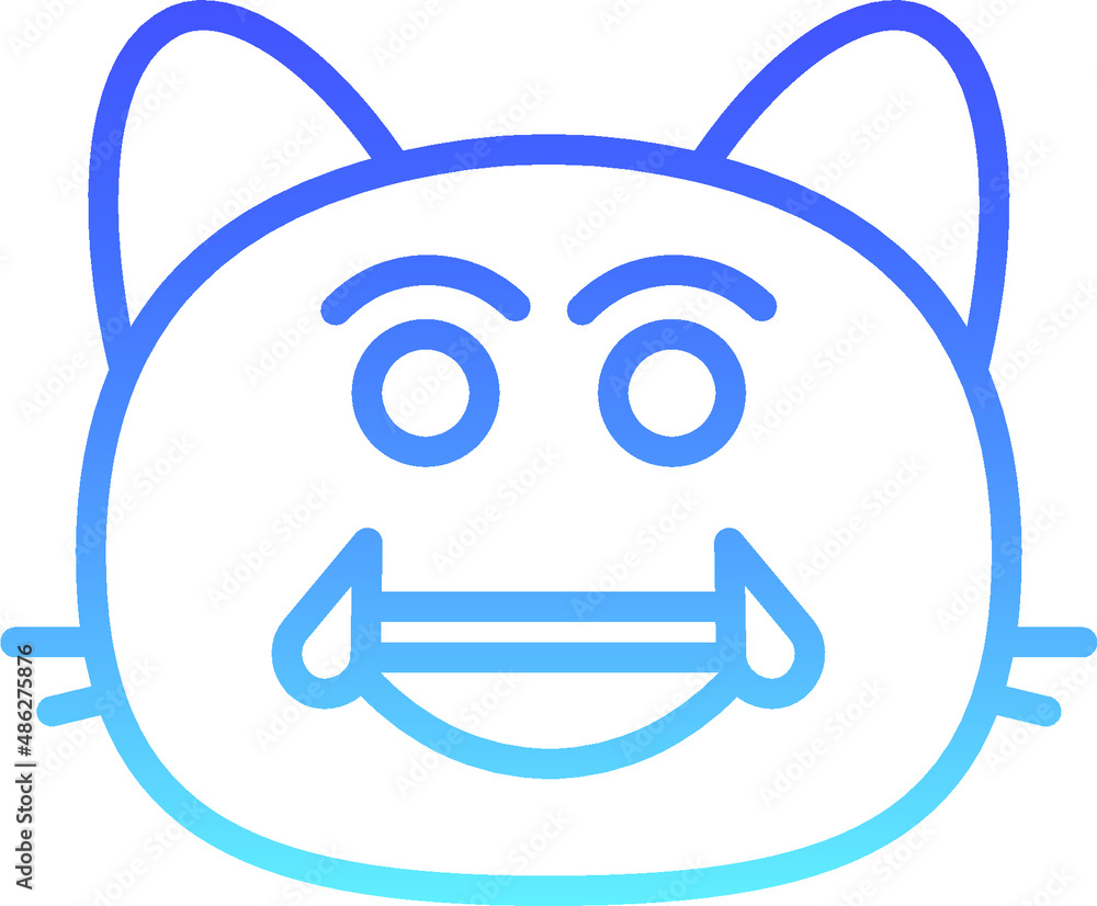 cat joy Line Gradient cat joy Line Gradient