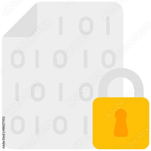 encrypted flat icon