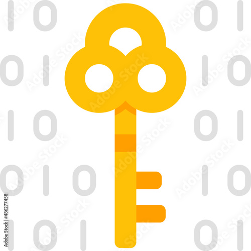 encryption flat icon