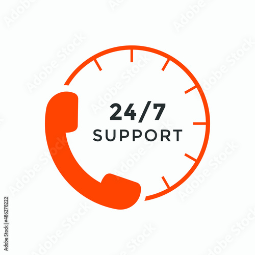 24 hours customer service icon  | 24 7 support icon sign button | customer service icon 
