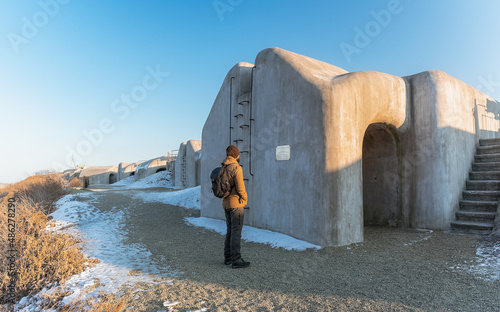 Bild auf Leinwand Ancient fortifications of the city of Vladivostok