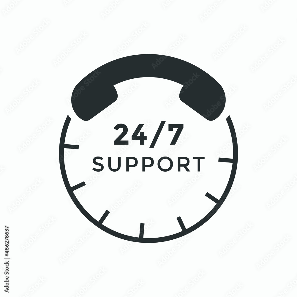 24 hours customer service icon | 24 7 support icon sign button | customer service icon
24 hours customer service icon | 24 7 support icon sign button | customer service icon