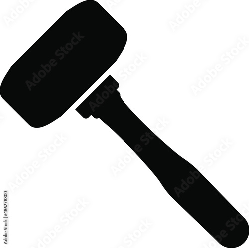 Sledgehammer Glyph Icon